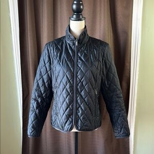 Lands’ End Primasoft Quilted Jacket Size M